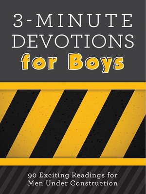 cover image of 3-Minute Devotions for Boys
